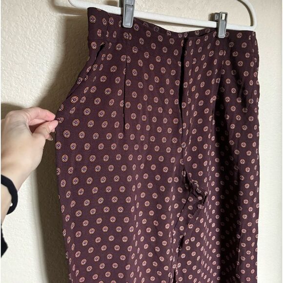 Anthropologie Marsden Wide Leg Pants size 14 Bohemian Flowy Pants - Picture 3 of 7